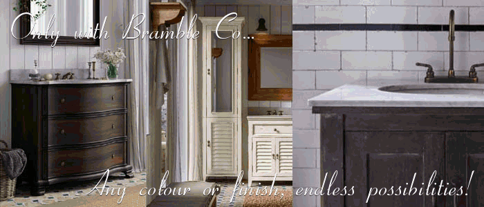 French Provincial and Hamptons Bathroom Furniture Custom Colours
